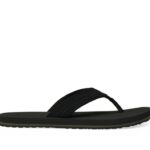 Sanuk Beer Cozy Stacker Suede Black
