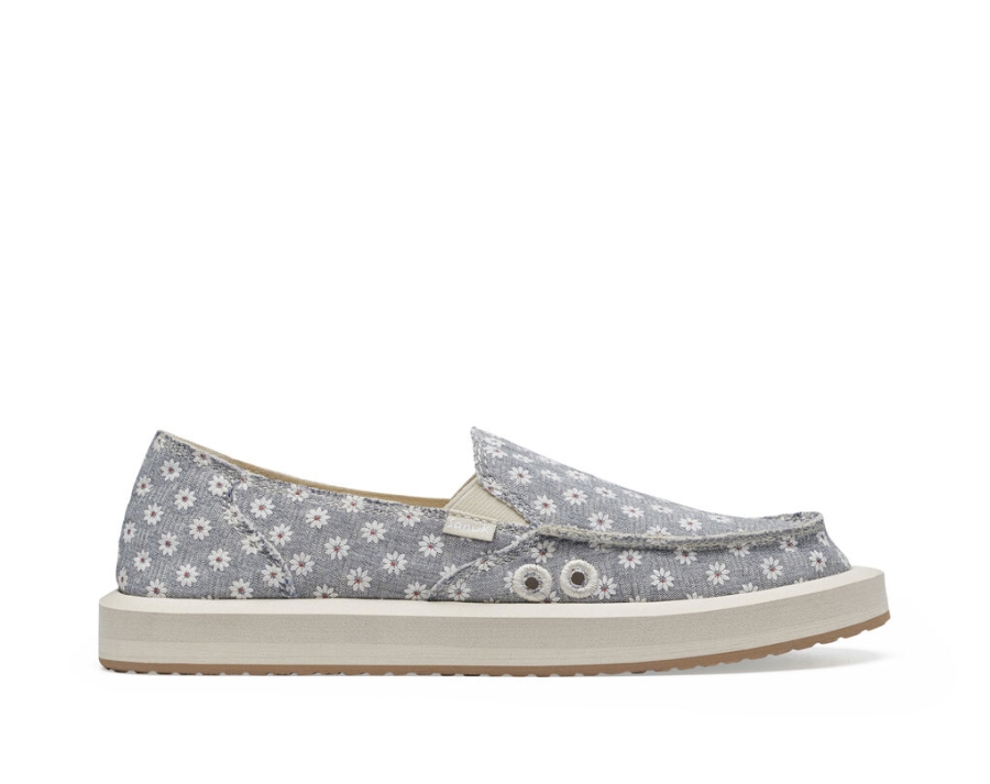 sanuk_donna_st_daisy_white_daisy.jpg Sanuk Donna St Daisy White Daisy - Image 1