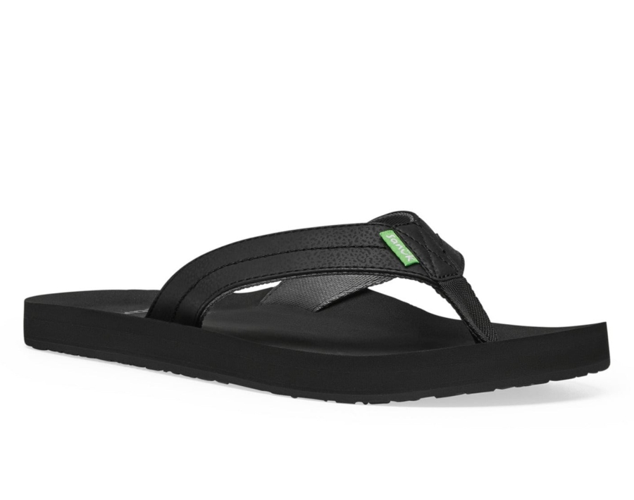 sanuk_m_burm_black_charcoal.jpg Sanuk M Burm Black-Charcoal - Image 1