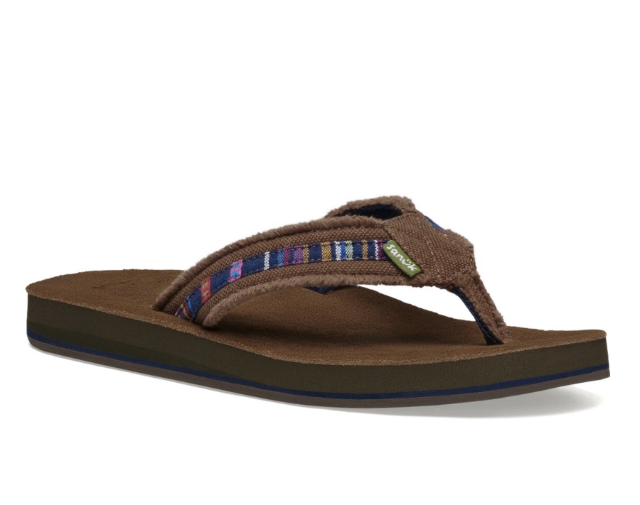 sanuk_m_fraid_so_st_brown.jpg Sanuk M Fraid So St Brown - Image 1
