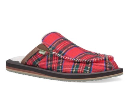 Sanuk M You Got My Back St Plaid Chill Crimson