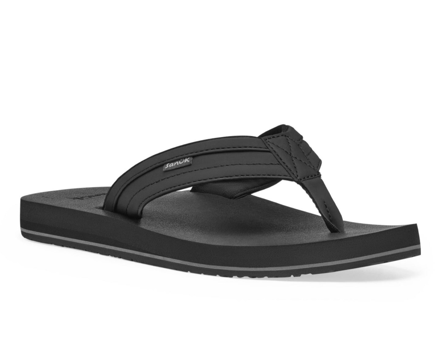 sanuk_m_ziggy_black.jpg Sanuk M Ziggy Black - Image 1