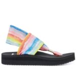 Sanuk Sling St Midform Tie Dye Rainbow
