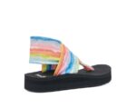 Sanuk Sling St Midform Tie Dye Rainbow - Image 4