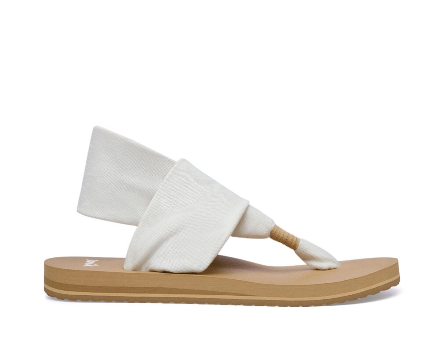 sanuk_sling_st_white_tan.jpg Sanuk Sling St White-Tan - Image 1
