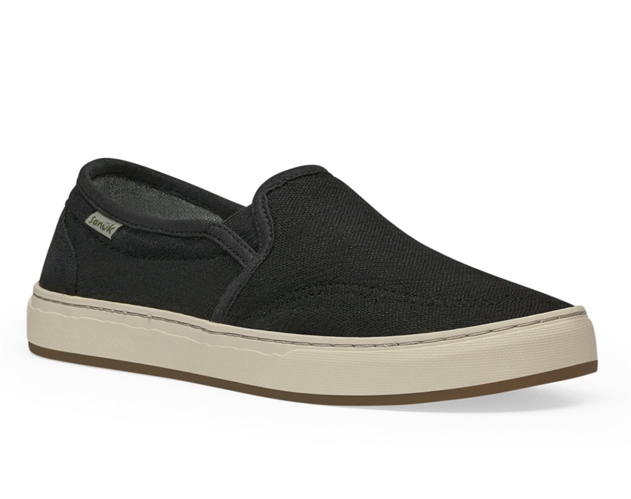 sanuk_w_avery_hemp_washed_black.jpg Sanuk W Avery Hemp Washed Black - Image 1