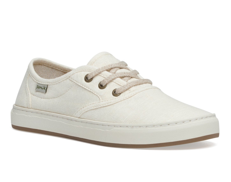 sanuk_w_avery_lace_hemp_washed_white.jpg Sanuk W Avery Lace Hemp Washed White - Image 1