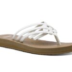 Sanuk W Yoga Sandy Tan-White