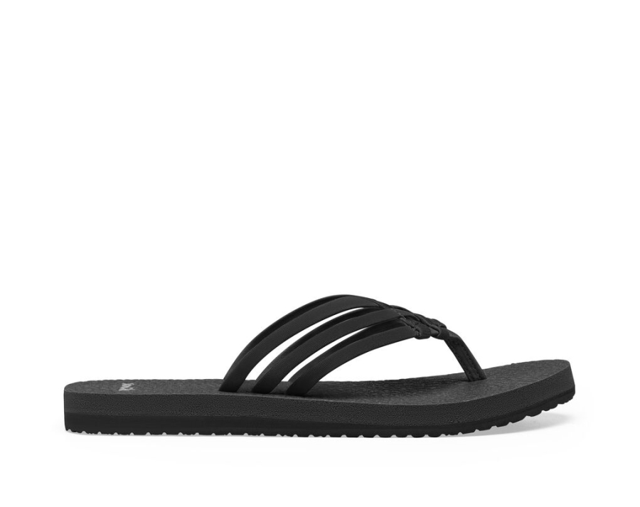 sanuk_yoga_sandy_black.jpg Sanuk Yoga Sandy Black - Image 1