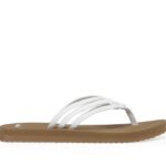 Sanuk Yoga Sandy Tan-White
