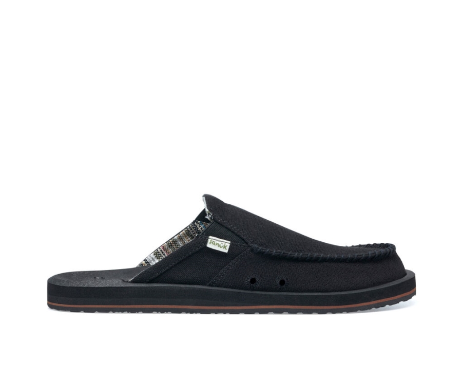 sanuk_you_got_my_back_st_hemp_black.jpg Sanuk You Got My Back St Hemp Black - Image 1